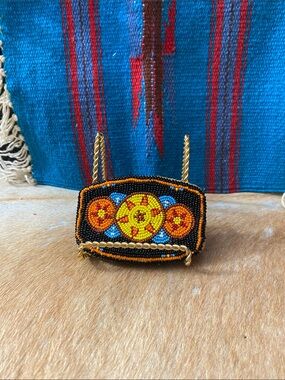 Beaded Belt Buckle Native American